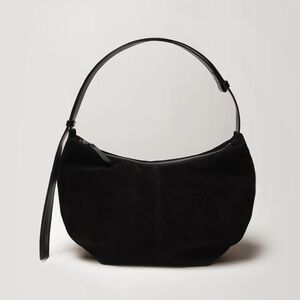 Nothing Written 40TH / Shoulder leather bag (Black)